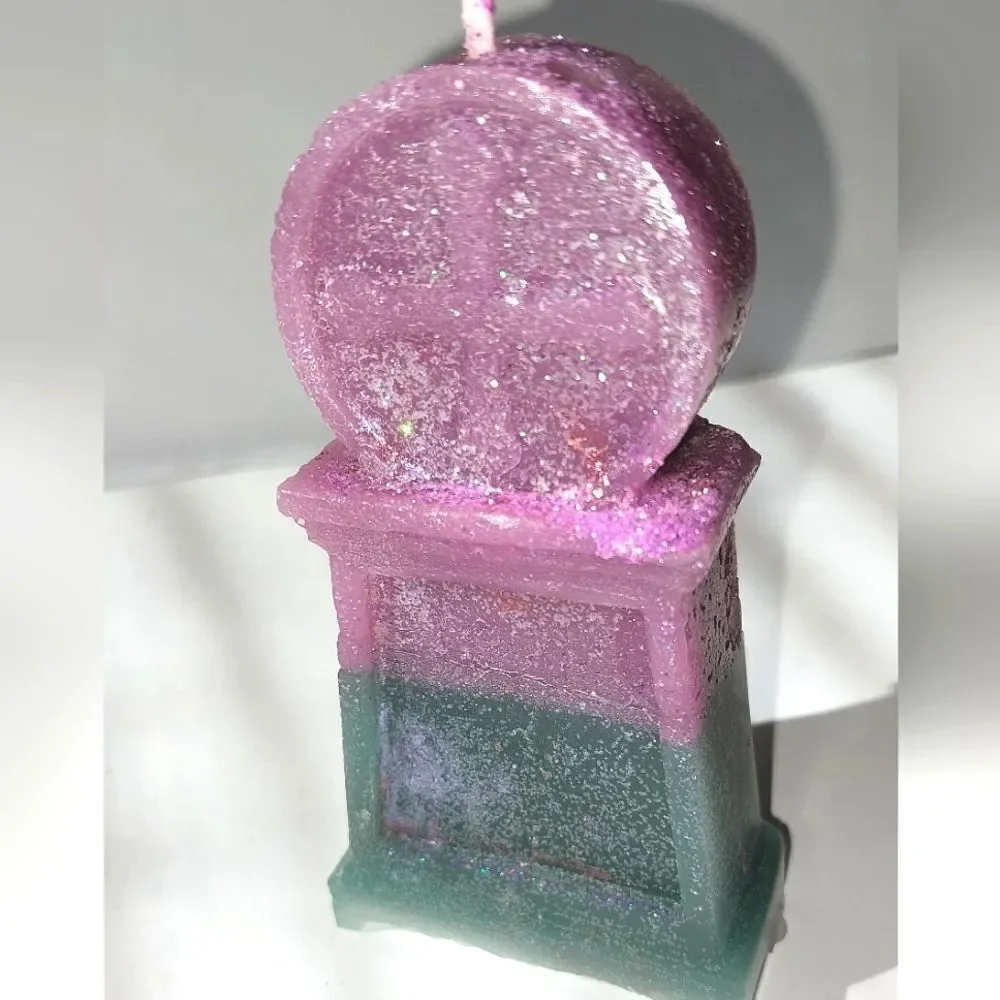 Hand crafted limited edition tombstone candle